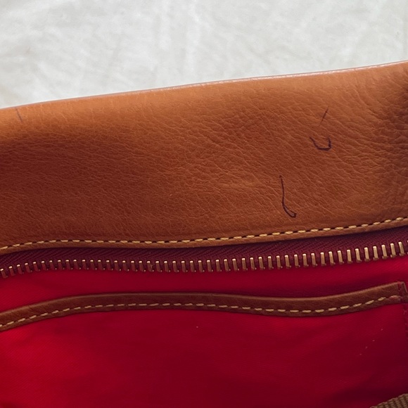 Dooney & Bourke Florentine Leather Small Dixon Hobo in Natural - Picture 7 of 10